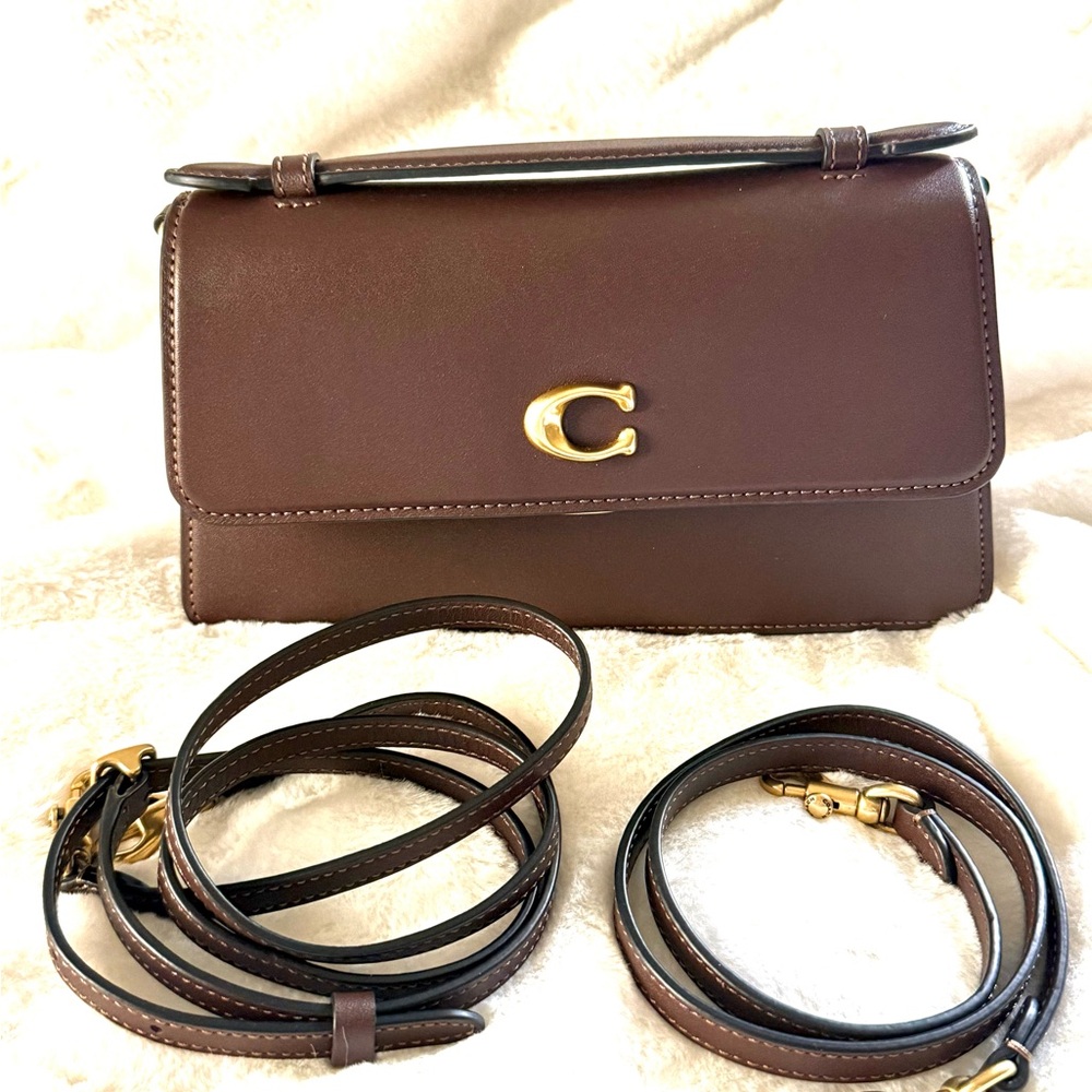 Coach maple Juno  Leather  Bag